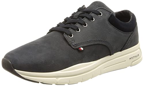 Tommy Hilfiger Herren Hybrid Sneaker Comfort LTH Hybrid Shoe Schuhe , Blau (Desert Sky), 40 EU von Tommy Hilfiger