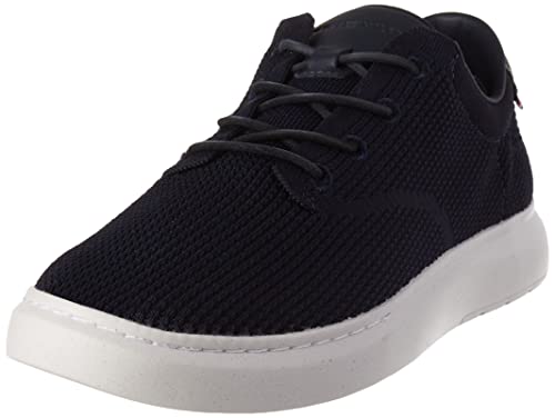 Tommy Hilfiger Herren Hybrid Sneaker Knit Hybrid Shoe Schuhe, Blau (Desert Sky), 41 EU von Tommy Hilfiger