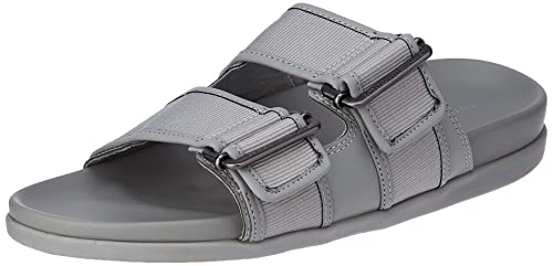 Tommy Hilfiger Herren Sandalen Mix Buckles Sommer, Grau (Antique Silver), 42 von Tommy Hilfiger