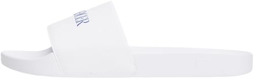 Tommy Hilfiger Herren Badeschuhe Print Tumble mit Logo, Weiß (White), 44 von Tommy Hilfiger