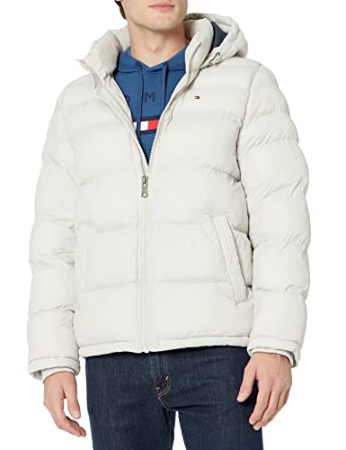 Tommy Hilfiger Herren Hooded Puffer Jacket Daunenalternativer Mantel, New Ice, XS Tommy Hilfiger Herren Hooded Puffer Jacket Daunenalternativer Mantel, New Ice, XS von Tommy Hilfiger