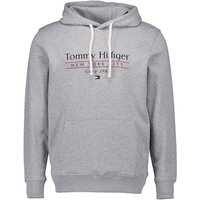Tommy Hilfiger Herren Hoodie grau Logo und Motiv von Tommy Hilfiger