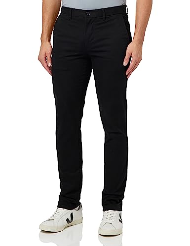 Tommy Hilfiger Herren Hose Bleecker Chino 1985 Pima Cotton Chino, Schwarz (Black), 32W / 32L von Tommy Hilfiger