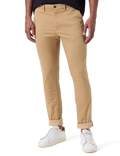 Tommy Hilfiger Herren Hose Bleecker Printed Structure Chino, Grün (Classic Khaki), 32W/34L von Tommy Hilfiger