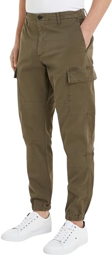 Tommy Hilfiger Herren Hose Chelsea Cargo Gabardine GMD Cargohose, Grün (Army Green), 34W / 34L von Tommy Hilfiger