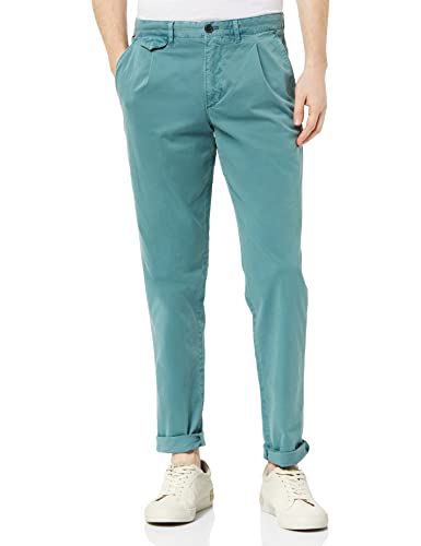 Tommy Hilfiger Herren Hose Chelsea Chino Premium Chino, Grün (Frosted Green), 33W / 32L von Tommy Hilfiger