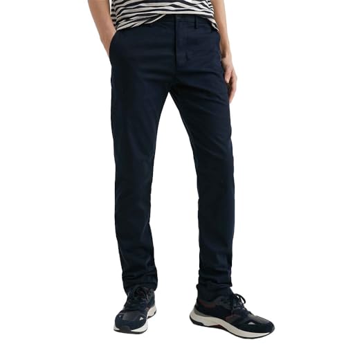 Tommy Hilfiger Herren Hose Core Denton 1985 Pima Cotton Chino, Blau (Desert Sky), 33W/34L von Tommy Hilfiger