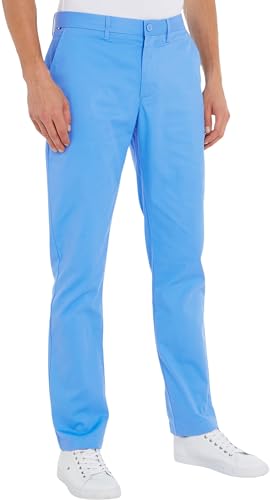 Tommy Hilfiger Herren Hose Denton Chino Straight Fit, Blau (Blue Spell), 38W/36L von Tommy Hilfiger