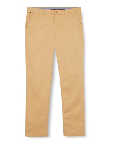 Tommy Hilfiger Herren Hose Denton Chino 1985 Pima Cotton Chino, Grün (Classic Khaki), 34W/30L von Tommy Hilfiger