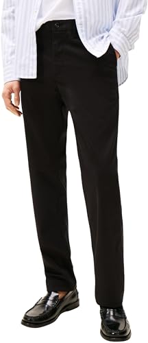 Tommy Hilfiger Herren Hose Denton Chino 1985 Pima Cotton Chino, Schwarz (Black), 38W / 29L von Tommy Hilfiger