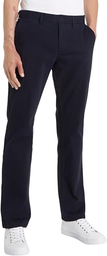 Tommy Hilfiger Herren Hose Essential Twill Chino Regular Fit, Blau (Desert Sky), 34W/28L von Tommy Hilfiger