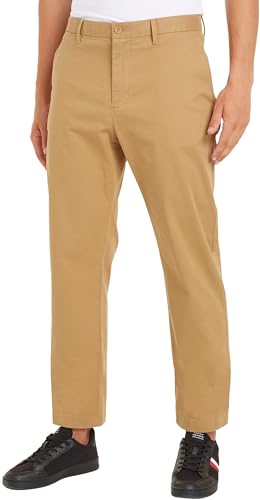 Tommy Hilfiger Herren Hose Essential Twill Chino Regular Fit, Grün (Classic Khaki), 29W/32L von Tommy Hilfiger