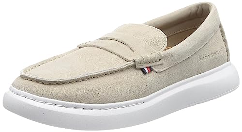 Tommy Hilfiger Herren Loafer Tommy Hybrid Loafer Slipper, Beige, 40 EU von Tommy Hilfiger