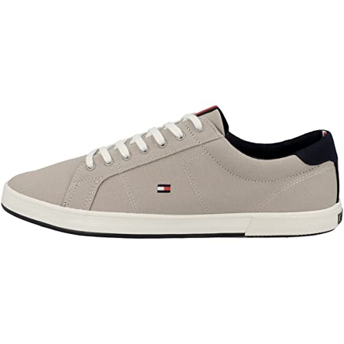 Tommy Hilfiger Herren Vulcanized Sneaker Iconic Long Lace Schuhe, Beige (Stone), 41 EU von Tommy Hilfiger