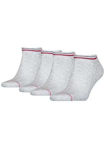 Tommy Hilfiger 4 Paar Herren ICONIC SNEAKER Gr. 39-49 Sneaker Socken, Farbe:085 - tommy original, Socken & Strümpfe:39-42 von Tommy Hilfiger