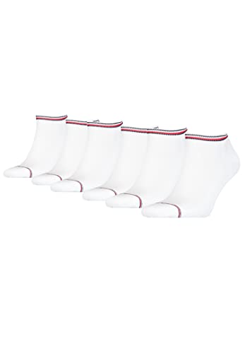 Tommy Hilfiger 6 Paar Herren ICONIC SNEAKER Gr. 39-49 Sneaker Socken, Farbe:300 - white, Socken & Strümpfe:39-42 von Tommy Hilfiger