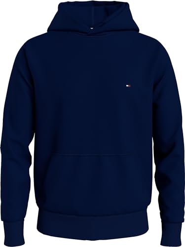 Tommy Hilfiger Herren Hoodie Flag Logo mit Kapuze, Blau (Desert Sky), S von Tommy Hilfiger