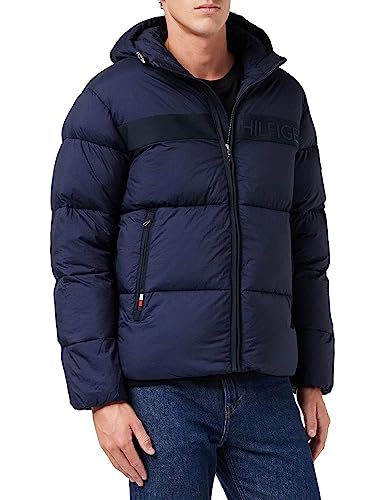 Tommy Hilfiger Herren Jacke NY High Loft Puffer Winterjacke, Blau (Desert Sky), 3XL von Tommy Hilfiger