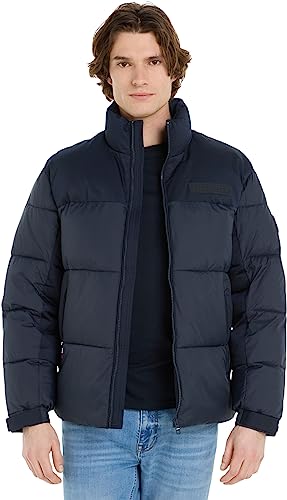 Tommy Hilfiger Herren Jacke Puffer Jacket Winterjacke, Blau (Desert Sky), XL von Tommy Hilfiger