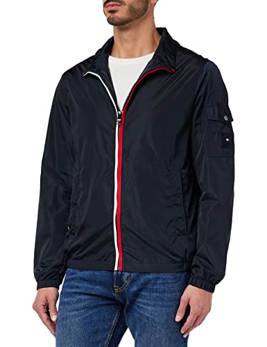 Tommy Hilfiger Herren Jacke Übergangsjacke, Blau (Desert Sky), S von Tommy Hilfiger