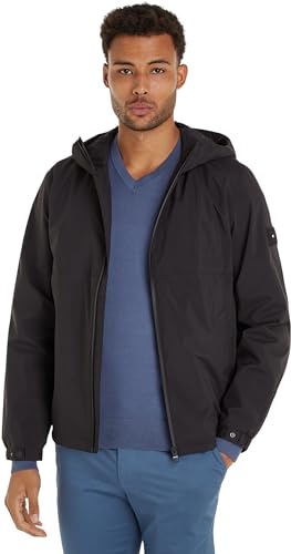 Tommy Hilfiger Herren Jacke Übergangsjacke, Schwarz (Black), XS von Tommy Hilfiger