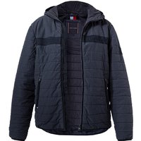 Tommy Hilfiger Herren Steppjacke blau Baumwolle unifarben von Tommy Hilfiger