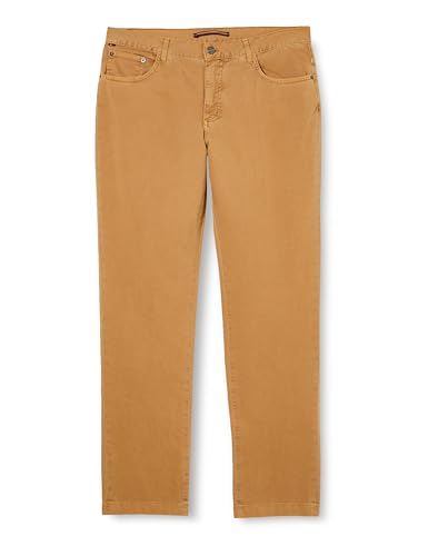 Tommy Hilfiger Herren Jeans 5Pkt Denton Structure Gmd Straight Fit, Beige (Classic Khaki), 32W / 34L von Tommy Hilfiger