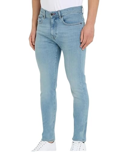 Tommy Hilfiger Herren Jeans Bleecker Slim Fit, Blau (Bennet Blue), 30W / 32L von Tommy Hilfiger