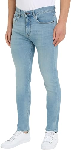 Tommy Hilfiger Herren Jeans Bleecker Slim Fit, Blau (Bennet Blue), 31W / 30L von Tommy Hilfiger