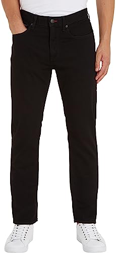 Tommy Hilfiger Herren Jeans Hose Core Denton Chelsea mit Stretch, Schwarz (Chelsea Black), 38W/36L von Tommy Hilfiger