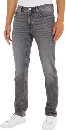 Tommy Hilfiger Herren Jeans Hose Denton Grover Straight Fit, Grau (Grover Grey), 29W/30L von Tommy Hilfiger