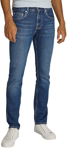 Tommy Hilfiger Herren Jeans Hose Denton Straight Leg Fit, Blau (Noah Indigo), 36W/32L von Tommy Hilfiger