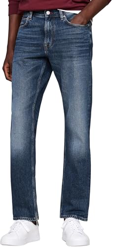 Tommy Hilfiger Herren Jeans Hose Regular Fit Straight Leg, Blau (Gifford Indigo), 32W/34L von Tommy Hilfiger