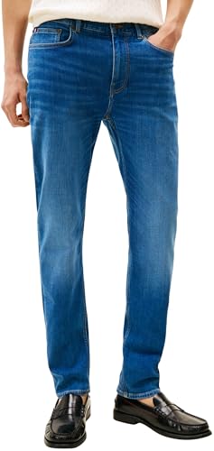 Tommy Hilfiger Herren Jeans Hose Slim Bleecker Mid Rise, Blau (Camino Indigo), 34W/30L von Tommy Hilfiger