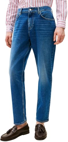 Tommy Hilfiger Herren Jeans Hose Tapered Harlem Mid Rise, Blau (Bronson Indigo), 32W/33L von Tommy Hilfiger