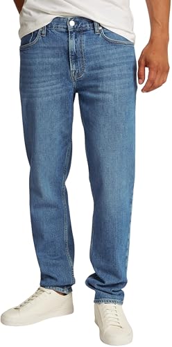 Tommy Hilfiger Herren Jeans Hose Tapered Roger Indigo Tapered Fit, Blau (Roger Indigo), 34W/30L von Tommy Hilfiger