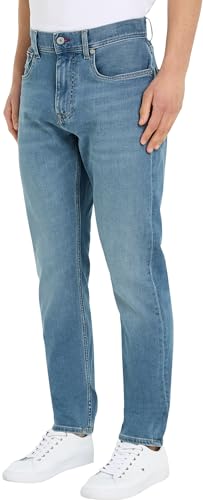 Tommy Hilfiger Herren Jeans Houston Tapered Fit, Blau (Ahota Blue), 34W / 32L von Tommy Hilfiger