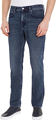 Tommy Hilfiger Herren Jeans Regular Stretch, Blau (Banks Blue Black), 28W / 32L von Tommy Hilfiger