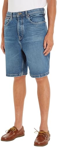 Tommy Hilfiger Herren Jeans Shorts Bermuda mit Stretch, Blau (Four Years East), 28W von Tommy Hilfiger