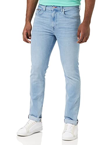 Tommy Hilfiger Herren Jeans Slim Bleecker Stretch, Blau (Emmet Indigo), 30W / 30L von Tommy Hilfiger