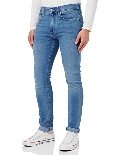 Tommy Hilfiger Herren Jeans Slim Bleecker Stretch, Blau (Larkin Blue), 31W / 34L von Tommy Hilfiger