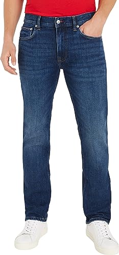 Tommy Hilfiger Herren Jeans Stretch, Blau (Caro Indigo), 48W / 36L von Tommy Hilfiger