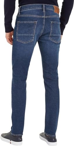 Tommy Hilfiger Herren Jeans Stretch, Blau (Sterne), 30W / 34L von Tommy Hilfiger