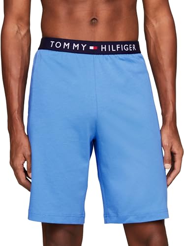 Tommy Hilfiger Herren Lounge Shorts Jersey kurz, Blau (Blue Spell), XL von Tommy Hilfiger