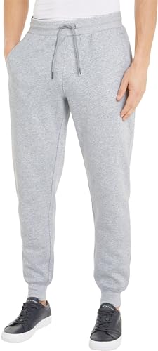 Tommy Hilfiger Herren Jogginghose Flag Logo Sweatpants, Grau (Light Grey Heather), M von Tommy Hilfiger