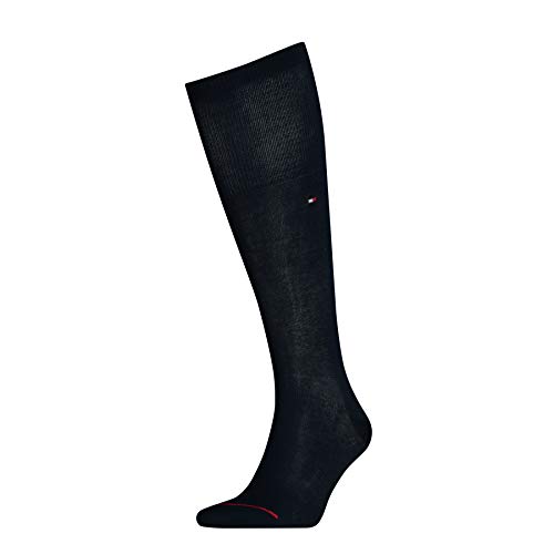 Tommy Hilfiger Herren KNEEHIGH Kniestrümpfe, Blau (Dark Navy 322), 39/42 von Tommy Hilfiger