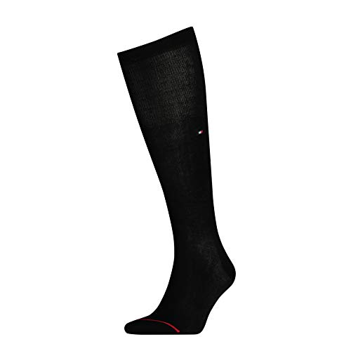 Tommy Hilfiger Herren KNEEHIGH Kniestrümpfe, Schwarz (Black 200), 39/42 von Tommy Hilfiger