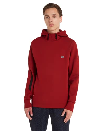 Tommy Hilfiger Herren Kapuzenpullover (as3, Alpha, l, Regular, Regular, Regatta red) von Tommy Hilfiger