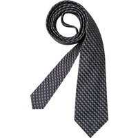 Tommy Hilfiger Herren Krawatte blau Gemustert,mit Karos von Tommy Hilfiger