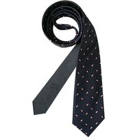 Tommy Hilfiger Herren Krawatte blau Gemustert von Tommy Hilfiger